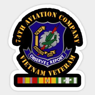 74th Aviation Company - Vietnam Veteran Sticker